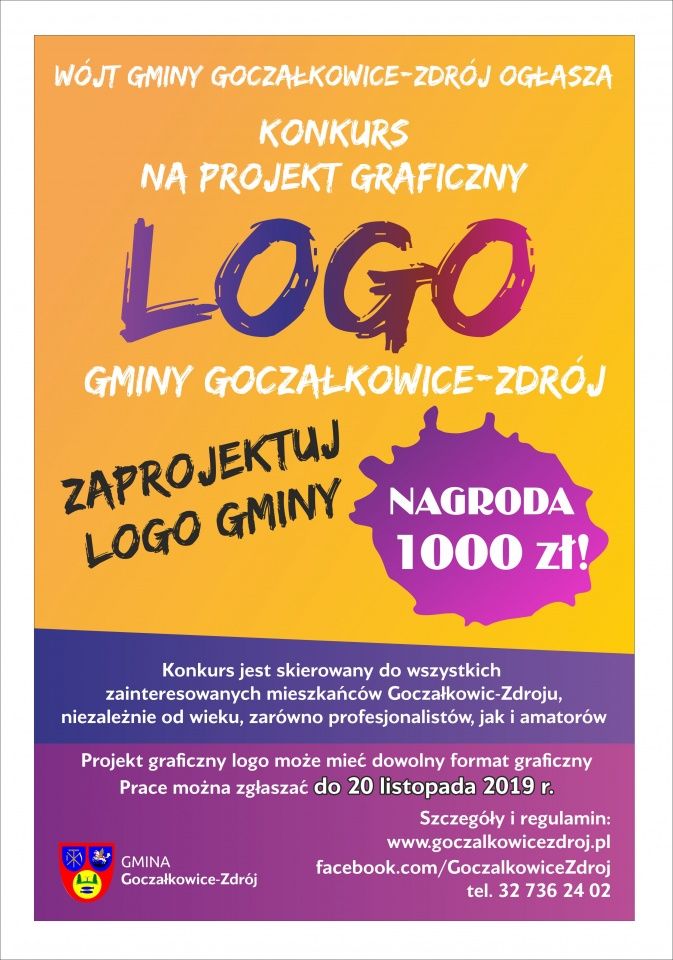 Zaprojektuj logo Goczałkowic! Wygraj tysiąc złotych!
