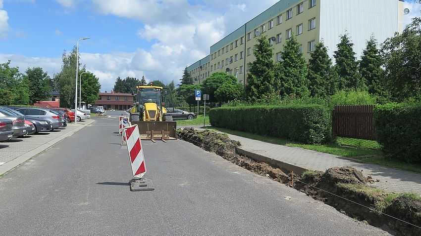Trwa remont Górniczej w Pawłowicach